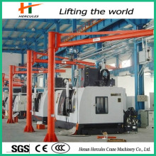 Pillar-Mounted 0.5-1ton Cantilever Crane for Workshop Use